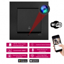 Siyah Kap� Zili WiFi Gizli Kamera